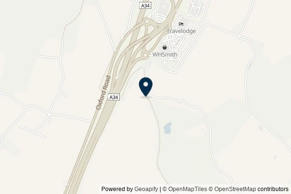 Map showing the area around: Dan Q found GCTNZ6 V’s own @ M4 – J13