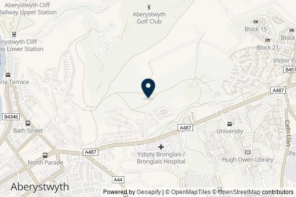 Map showing the area around: Dan Q couldn’t find GCYWVG Rainbow Series – Green