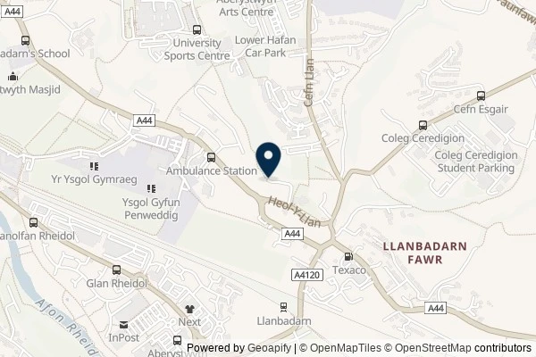 Map showing the area around: Dan Q couldn’t find GC23WKZ Alpha