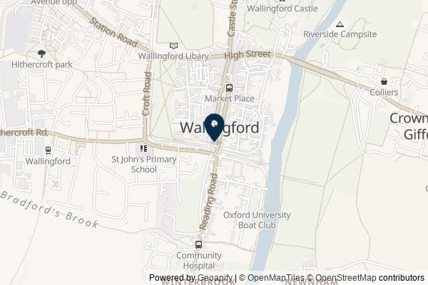 Map showing the area around: Dan Q posted a note for GC1ZR2F The Black Cat