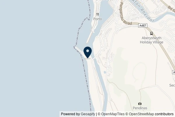 Map showing the area around: Dan Q couldn’t find GC255Y6 Theta