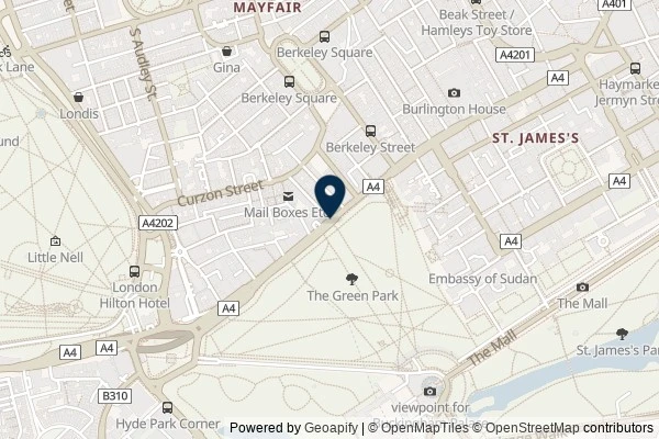 Map showing the area around: Dan Q couldn’t find GC1KKT8 Flonopoly Cache 12 – Piccadilly