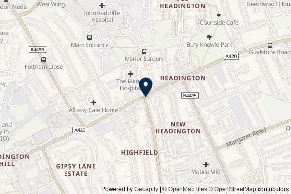 Map showing the area around: Dan Q couldn’t find GC17QTE Britannia – Never At Sea
