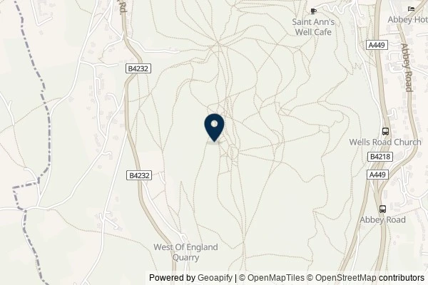 Map showing the area around: Dan Q couldn’t find GCRQ9W Three Counties View