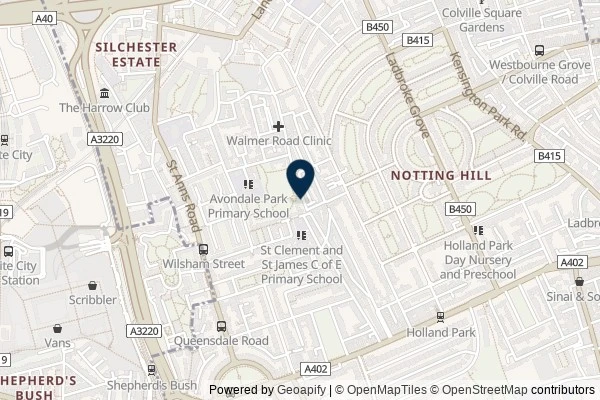 Map showing the area around: Dan Q couldn’t find GC41XE0 GFGF32 – Walmer Road Kiln