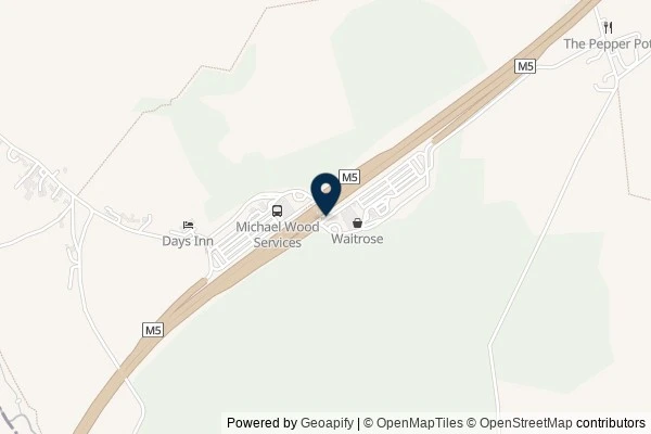 Map showing the area around: Dan Q couldn’t find GC68CQY Little Bridges # 769 Motor way Mayhem.