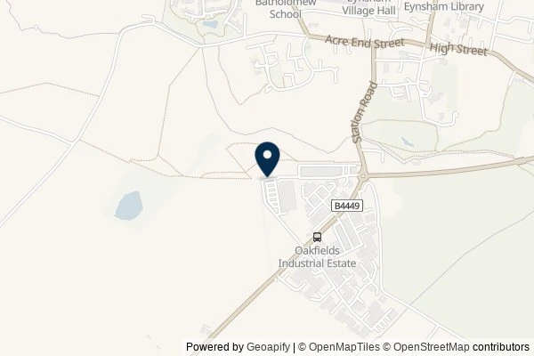 Map showing the area around: Dan Q couldn’t find GC531M9 Walk by the Firehouse #1