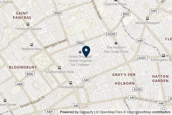 Map showing the area around: Dan Q couldn’t find GC6HH59 Animal ! – It’s Not Easy Being Red