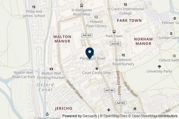 Map showing the area around: Dan Q found OK0372 Mandala