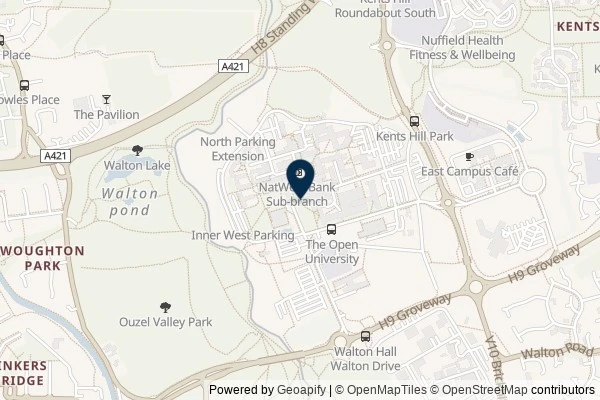 Map showing the area around: Dan Q found OK0302 M-libs12C