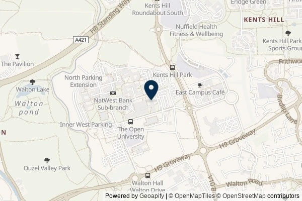 Map showing the area around: Dan Q found OK02FB M-libs12K