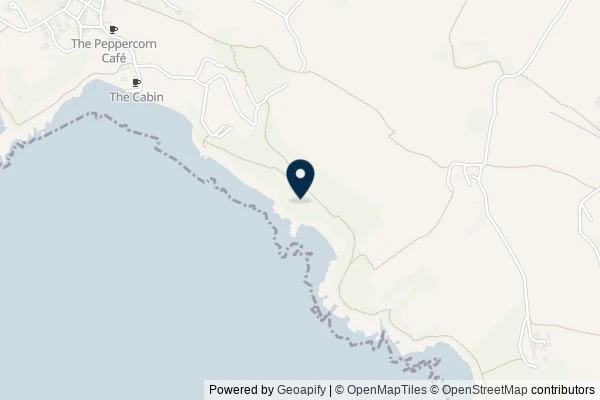 Map showing the area around: Dan Q found GC6X48G ALMOST AN ATLANTIC VIEW 10 : TREVEAN COVE