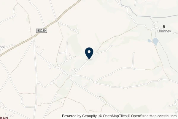 Map showing the area around: Dan Q reported GC25CQR Baloo’s Run – 3. Sticks needs maintenance