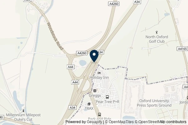 Map showing the area around: Geohashing expedition 2019-01-08 51 -1