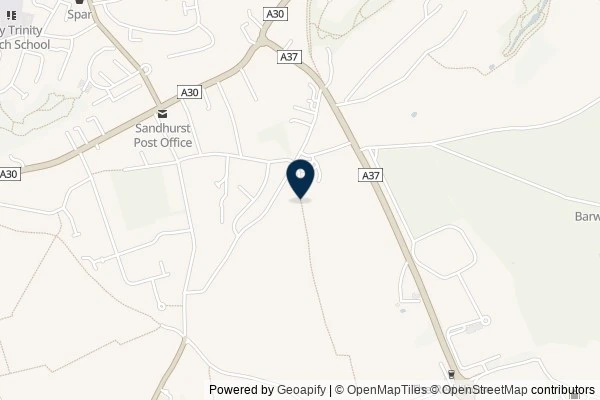 Map showing the area around: Dan Q found GC7A2NK 1. Placket Pathway