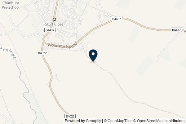 Map showing the area around: Dan Q found GC873ZQ CR#1 Wood path