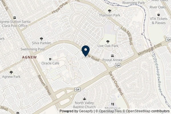 Map showing the area around: Dan Q couldn’t find GCQAXD SC Fire – Agnew Rivermark