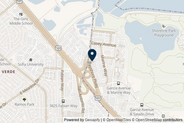 Map showing the area around: Dan Q found GC4R0WX 2 Penguins Conniving