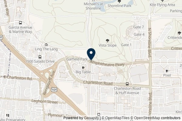 Map showing the area around: Dan Q found GC1VDPF Duck Duck Google