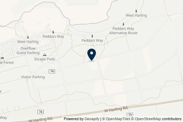 Map showing the area around: Dan Q found GC840T0 Georassic Parasaurolophus