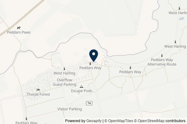 Map showing the area around: Dan Q found GC5MYFN 01 It’s a Bugs Life x2