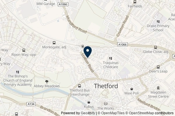 Map showing the area around: Dan Q found GC6A0FW Melody Marker 11