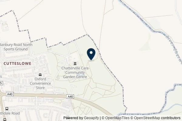 Map showing the area around: Review of Cutteslowe and Sunnymead Park