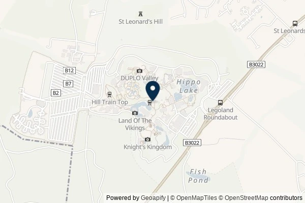 Map showing the area around: Review of LEGOLAND® Windsor Resort