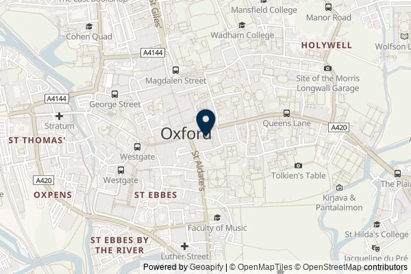 Map showing the area around: Review of The Chequers