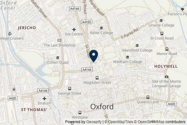 Map showing the area around: Review of Najar’s Place