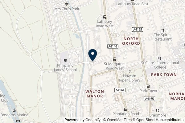 Map showing the area around: Review of St Margaret’s Institute