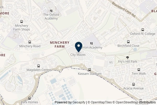 Map showing the area around: Review of Partyman World Of Play