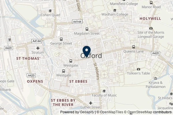 Map showing the area around: Review of Cornish Bakehouse