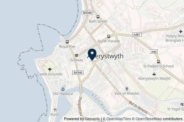Map showing the area around: Review of Central Fish Restaurant