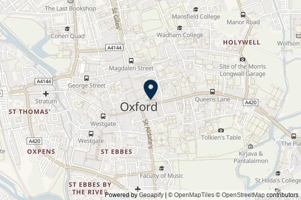 Map showing the area around: Review of Moo-Moo’s