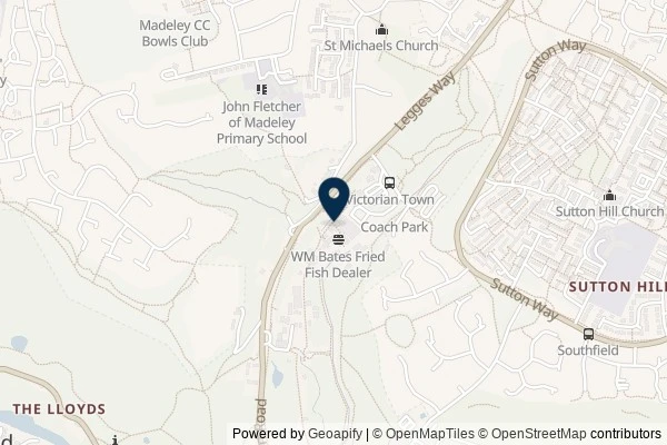 Map showing the area around: Review of Blists Hill Victorian Town