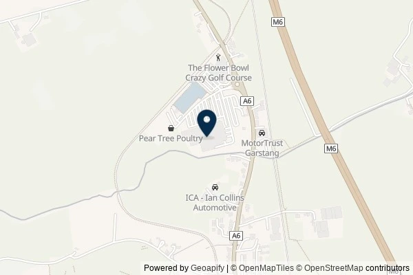 Map showing the area around: Review of Barton Grange Garden Centre