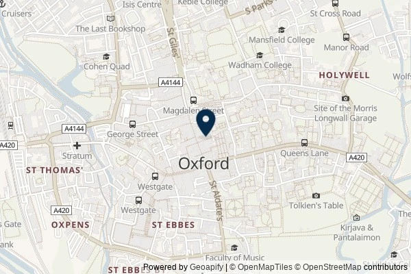 Map showing the area around: Review of Superdrug