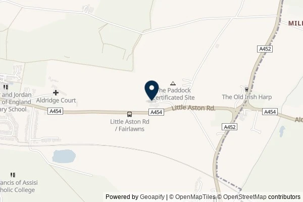 Map showing the area around: Review of Fairlawns Hotel and Spa