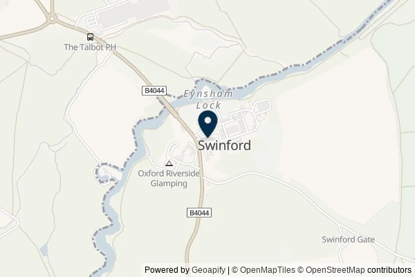 Map showing the area around: Review of Pest Solutions Oxfordshire