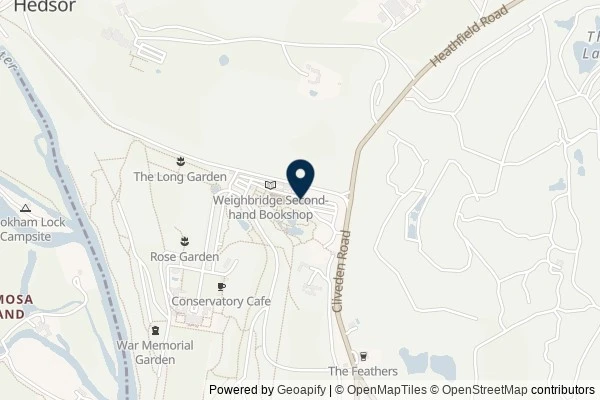 Map showing the area around: Review of National Trust – Cliveden