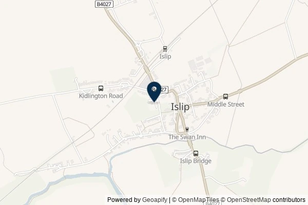 Map showing the area around: Review of Islip Village Shop