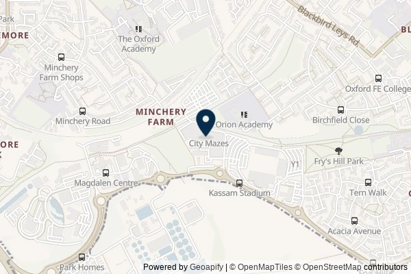 Map showing the area around: Review of Oxy Oriental