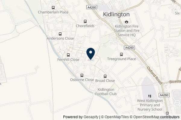 Map showing the area around: Review of Grovelands Superstore Handy Stores