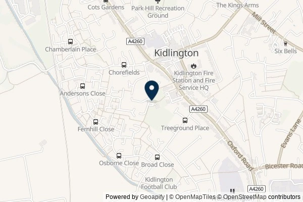 Map showing the area around: Review of Exeter Park Play Area