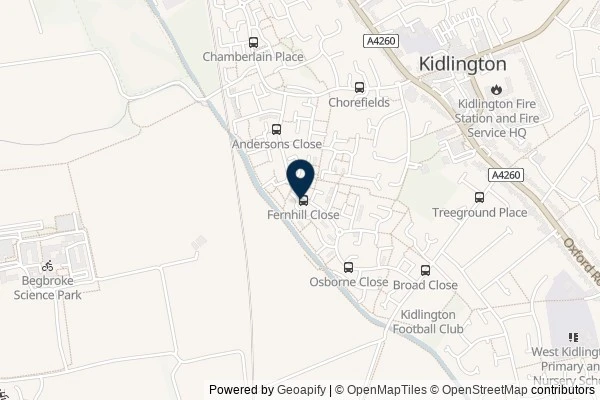 Map showing the area around: Review of Grovelands Play Area