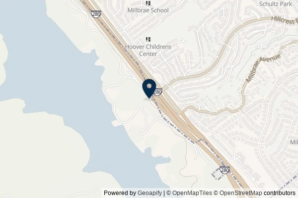 Map showing the area around: Review of North Trailhead Of Sawyer Camp Trail