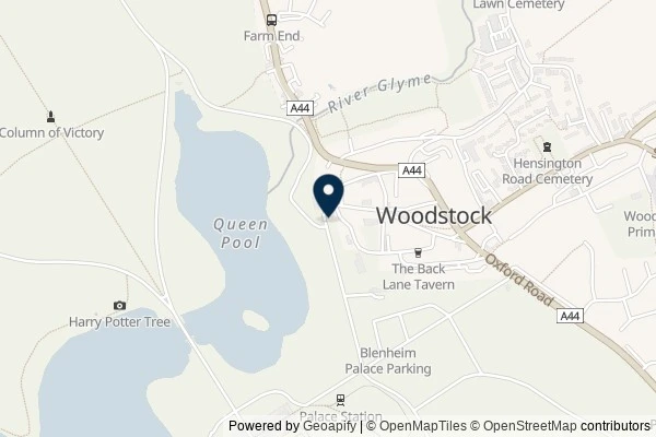 Map showing the area around: Review of Macdonald Bear Hotel