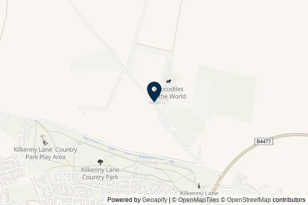 Map showing the area around: Dan Q found TC4W8P Love a Cotswold Croc