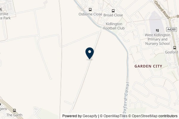 Map showing the area around: Dan Q performed maintenance for GC86MTH Yarnton Lane